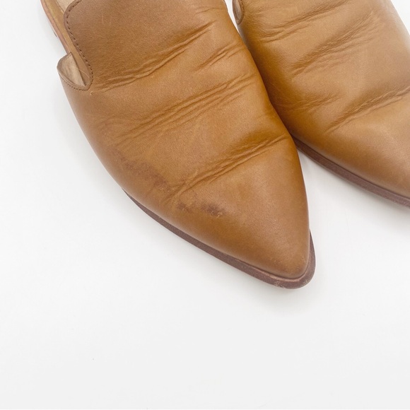 Madewell Brown Leather Women's Mules sandals Casual Summer Spring Sz 6 - Picture 7 of 9